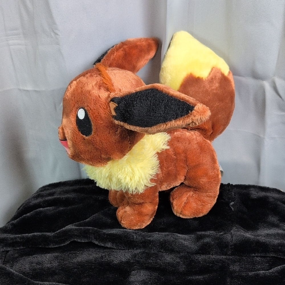 Build-A-Bear Eevee Brown and Yellow‎ Stuffed Animal.